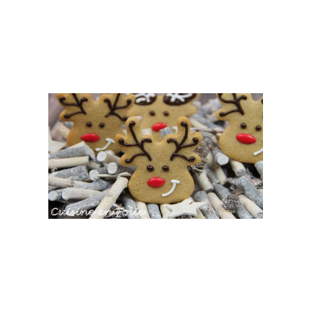 Sablés de Noël Rudolph le Renne